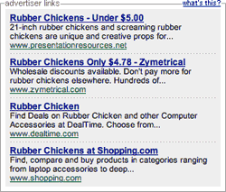 Rubber Chickens!