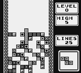 Game Boy Tetris screenshot