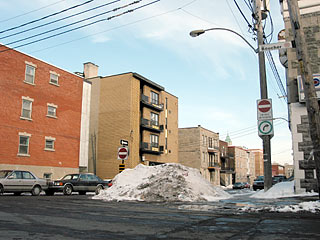 Montreal streets after the thaw