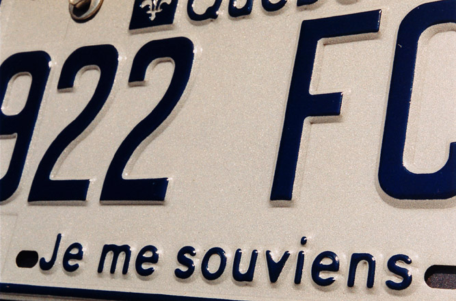 Je me souviens
